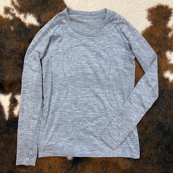 lululemon athletica Tops - Lululemon Swiftly Tech Long Sleeve Grey 10